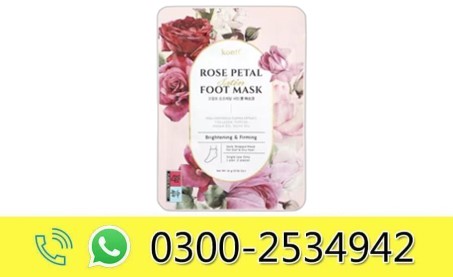 Koelf Rose Petal Satin Foot Mask in Pakistan