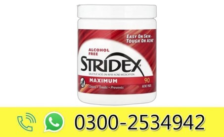 Stridex Maximum Alcohol Free 90 Acne Pads in Pakistan