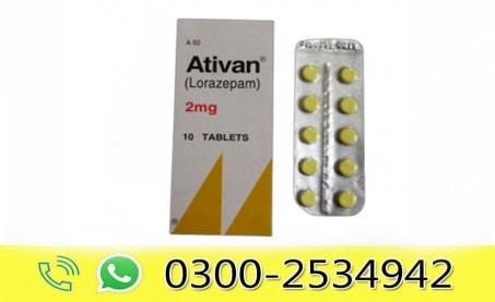 Ativan 2mg in Pakistan