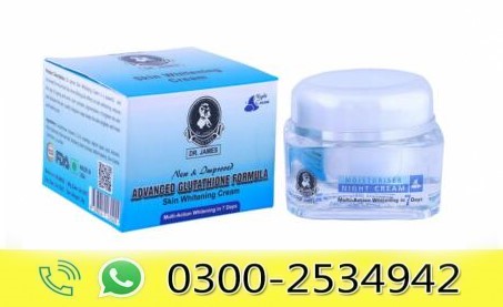 Dr James Skin Whitening Night Cream in Pakistan