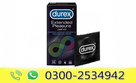 Durex Extended Pleasure Longer Lasting Condoms in Pakistan