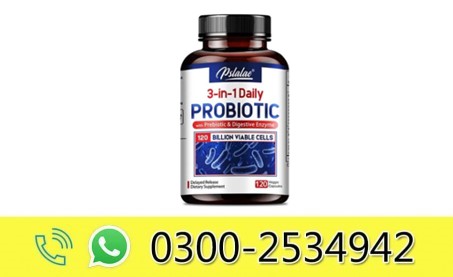 3-in-1 Daily Probiotics Capsules in Pakistan